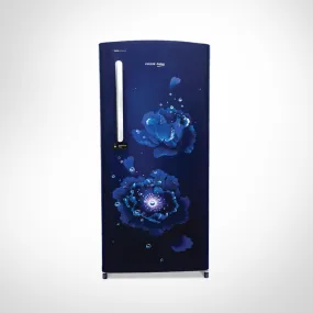 Voltas Beko 185 L, 4 Star, Single Door DC Refrigerator (Fairy Flower Blue)