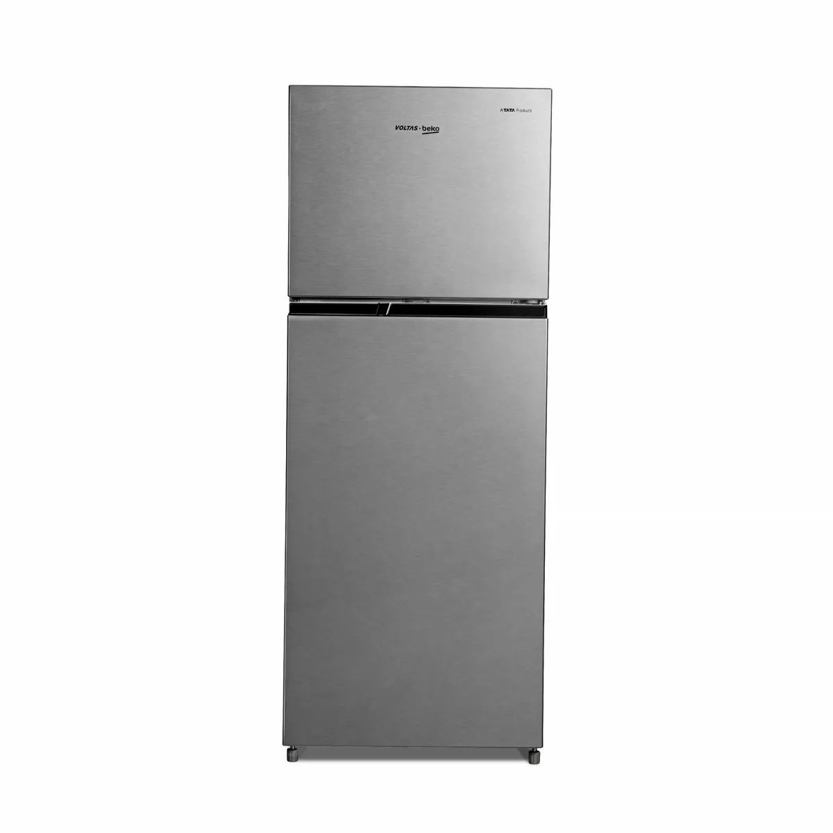 Voltas Beko 230 L, 3 Star, Double Door Frost Free Refrigerator (Brushed Silver)