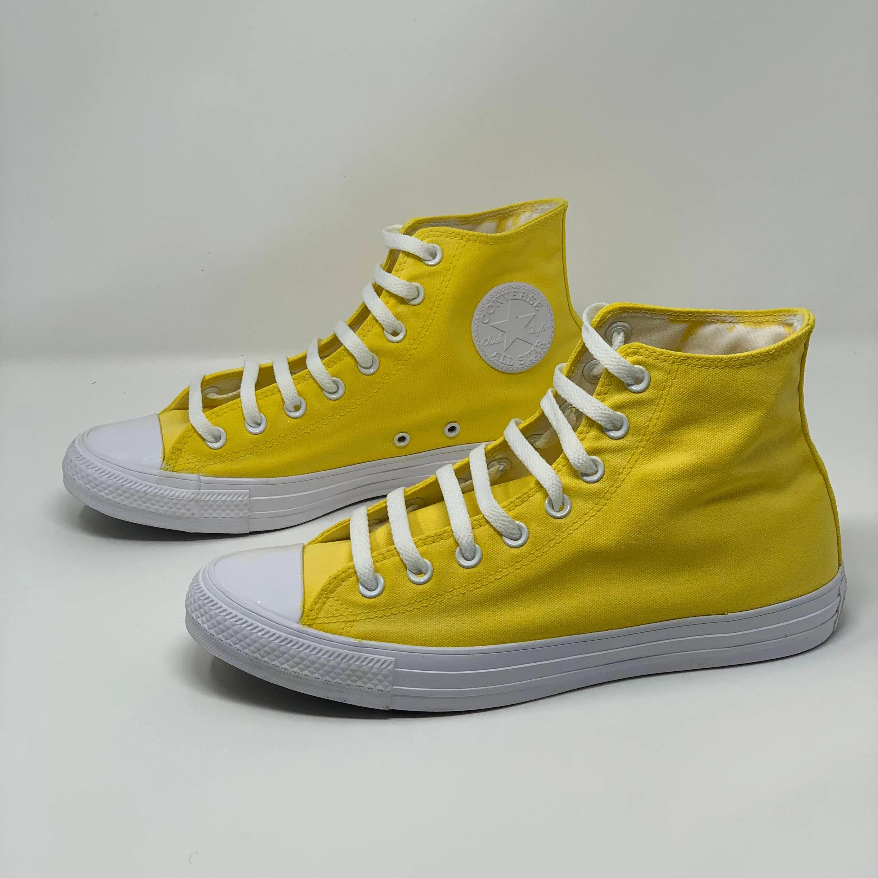 Yellow Hi Top Converse